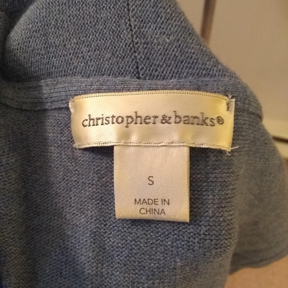 Christopher and Banks knit sweater vest, S - Picture 5 of 6